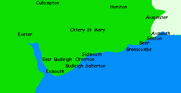 Map exeter