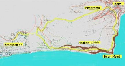 walk branscombe devon